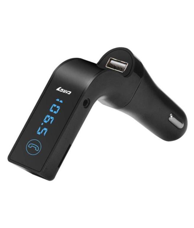 Bluetooth Car Charger G7 with MP3 - Black_1