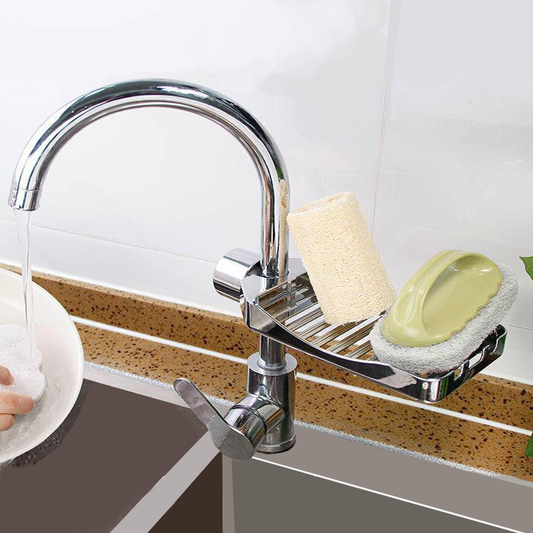 Stain Steel Double Kitchen Sink Organizer_0