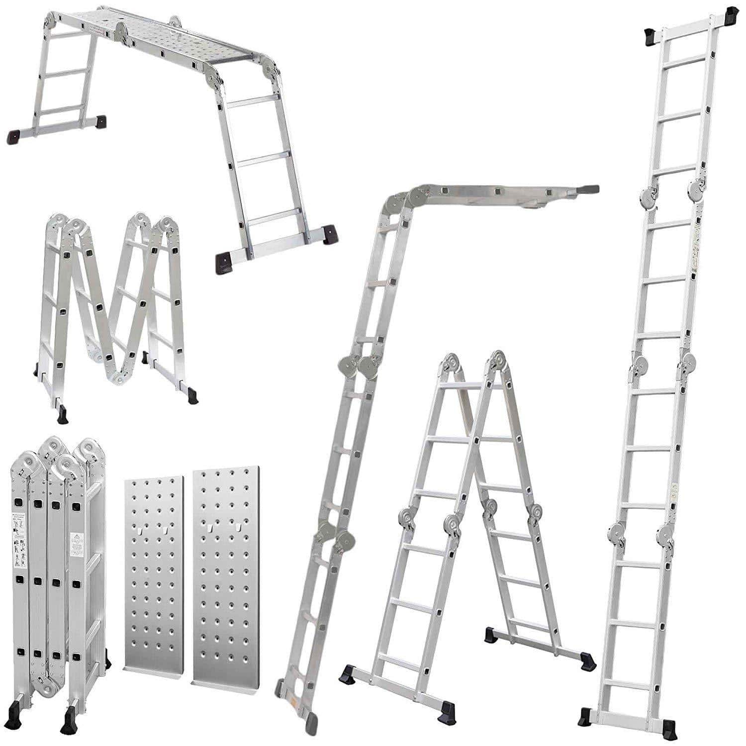 3.7m Aluminium Multi Purpose Ladder_0