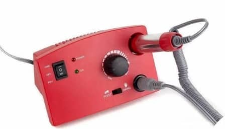 Professional Electric Acrylic Nail Drill File Machine - Red_0