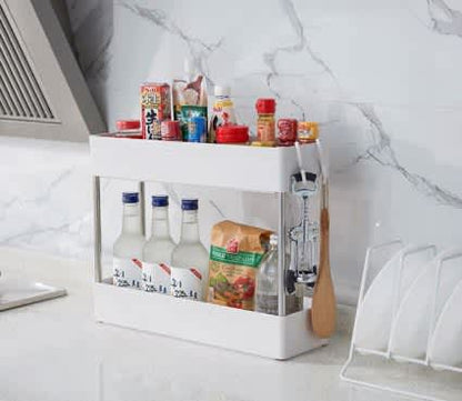 4 Layer Storage Trolley Kitchen Bathroom Rack Tower Cart_2
