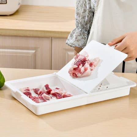 Kitchen Cutting Chopping Board Wash Drainer and Storage_1